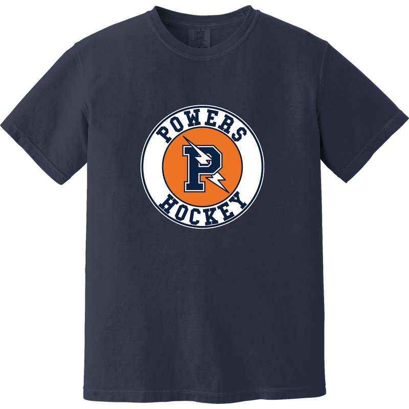 Powers Hockey Heavyweight Ring Spun Tee
